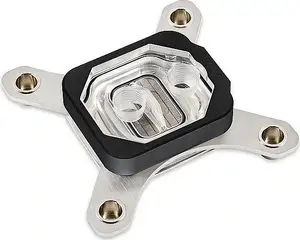 Water block Aqua-Computer cuplex kryos NEXT RGBpx for Intel 2011/2011-3/2066 sockets — Acrylic top, Nickel-plated, black
