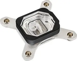Water block Aqua-Computer cuplex kryos NEXT RGBpx for Intel 1200/1156/1155/1151/1150 sockets — acrylic top, nickel-plated copper, black