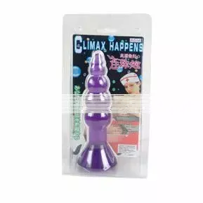 Анальная пробка BAILE Silicone Black 17 см Photo 4