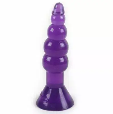 Анальная пробка BAILE Silicone Black 17 см Photo 5