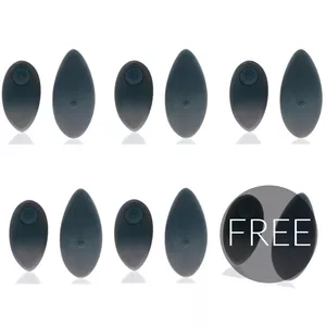 Vibrating Remote-Control Panty black&silver ZARA with 5+1 Mode Remote