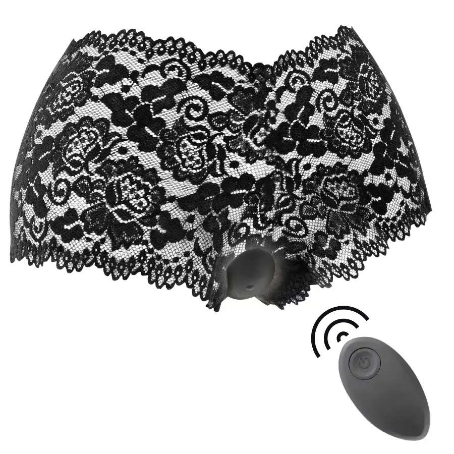 Vibrējošas biksītes black&silver ZARA ar tālvadību Photo 5