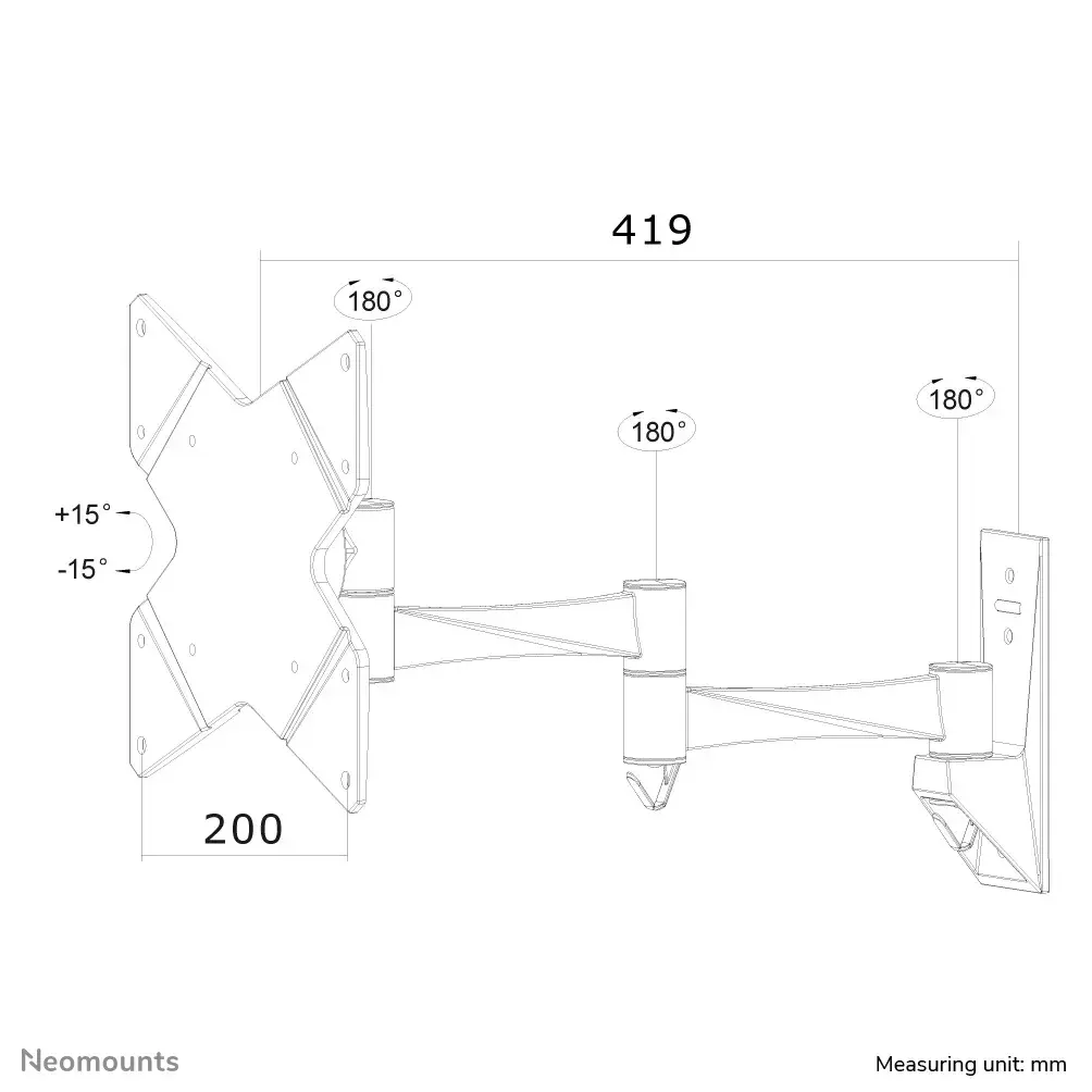 TV Wall Mount Neomounts FPMA-W835 Photo 7