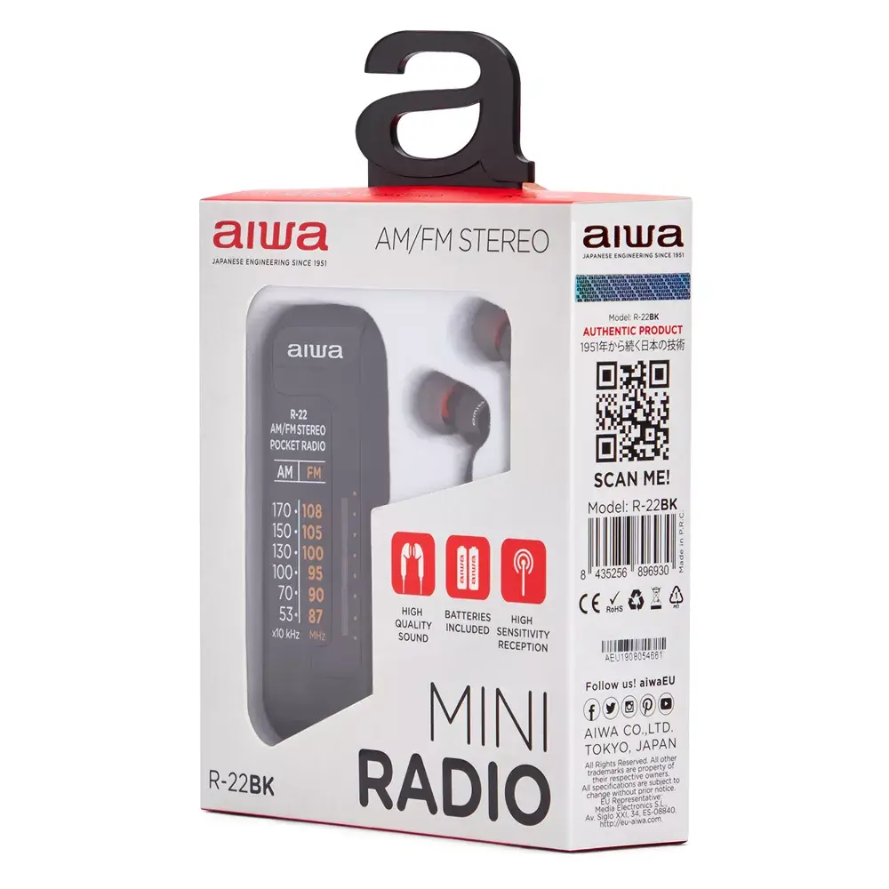 Personal Radio Aiwa R-22BK Photo 7