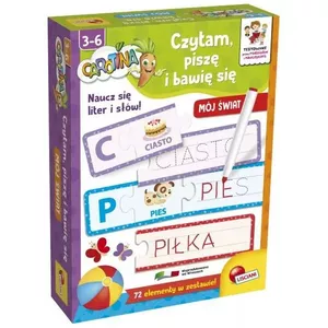 Educational set Carotina I play, learn and read - My World