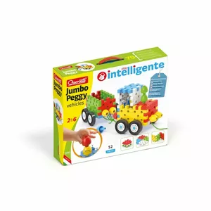 Toy construction set QUERCETTI JUMBO PEGGY VEHICLES – pegboard building kit for vehicle models