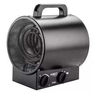 Electric space heater NEO tools 90-065 — depth 230 mm, weight 2.78 kg