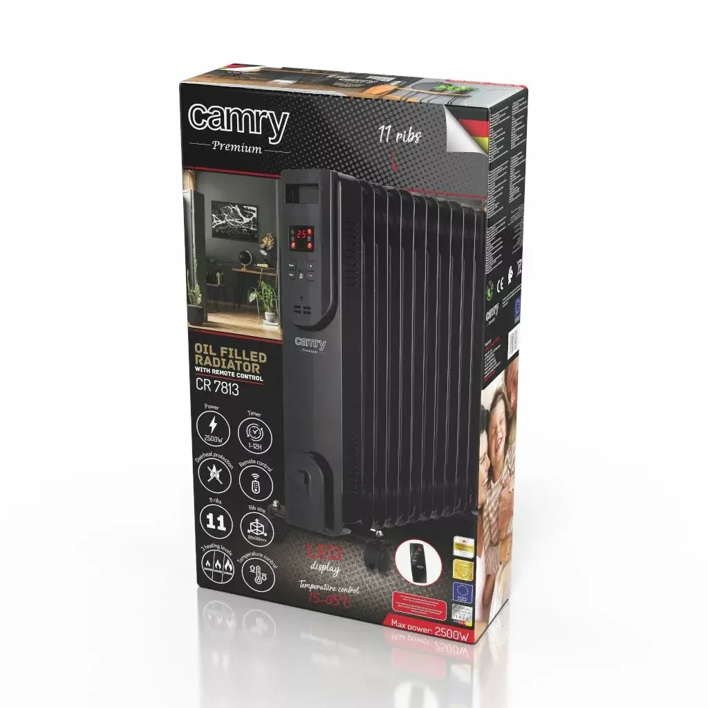 Eļļas radiators Camry CR 7813 11