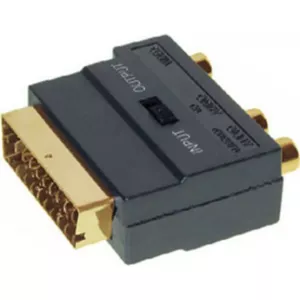 Адаптер SCART для видео/аудио ShiverPeaks 94035-G с 3 RCA (композитное аудио/видео)