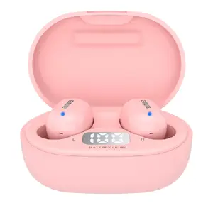 Headset Aiwa EBTW-150PK wireless in-ear Bluetooth for calls and music, 20–20000 Hz, 10 m, pink