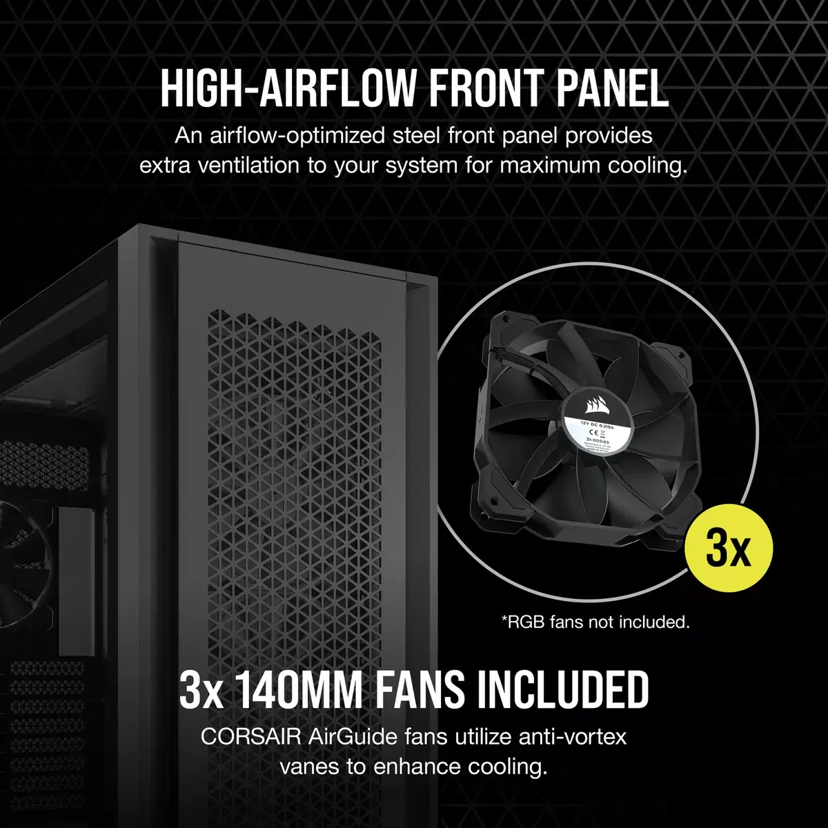 Компьютерный корпус Corsair 7000D Airflow Photo 3