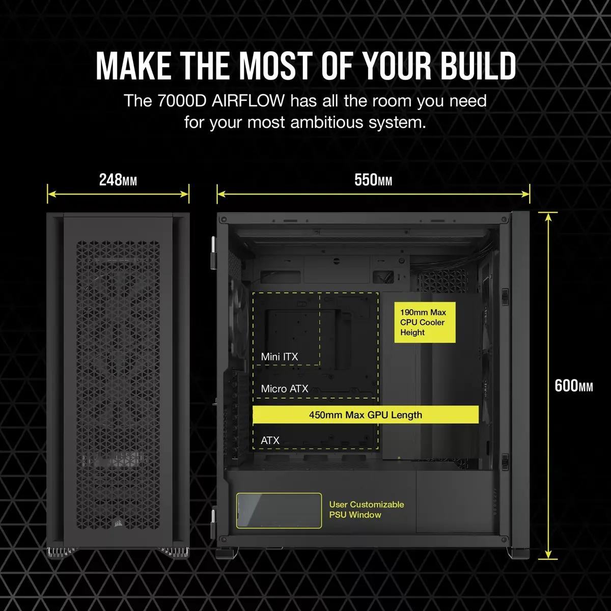 Компьютерный корпус Corsair 7000D Airflow Photo 4