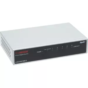 Longshine Gigabit Switch, 5-Port, LCS-GS7105-E Metall (LCS-GS7105-E)