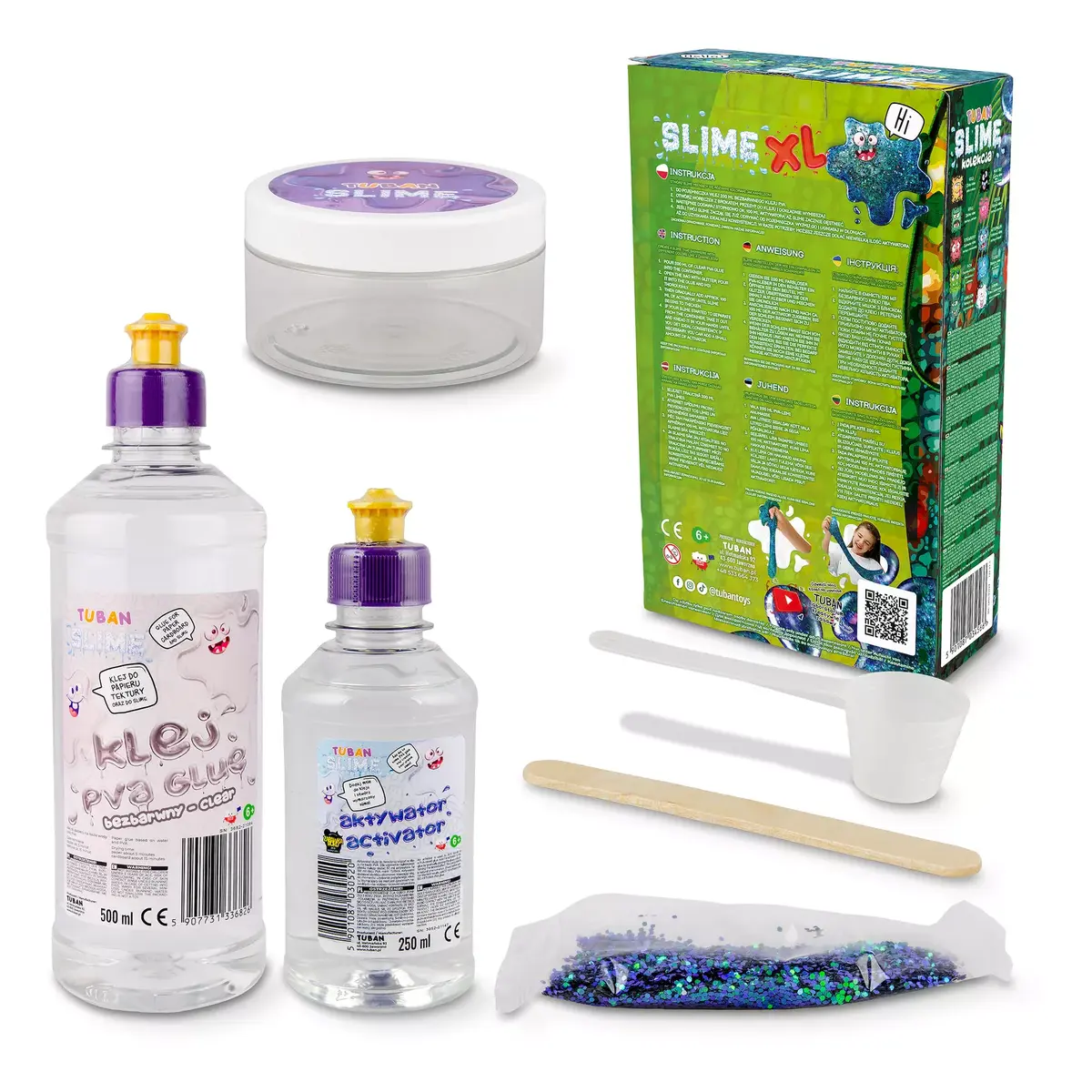 TUBAN Super Slime XL komplekts Hameleons Photo 4