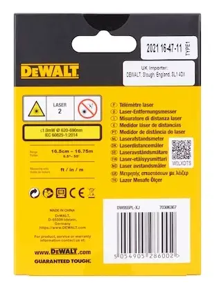 DeWalt DW055PL-XJ lāzera tālmērs Photo 6