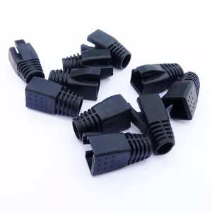 RJ45 cover DATACOM 4390 black for CAT6A/CAT7 — pack of 10