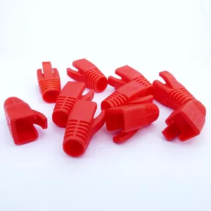 RJ45 cover DATACOM 4394 red for CAT6A/CAT7, pack of 10