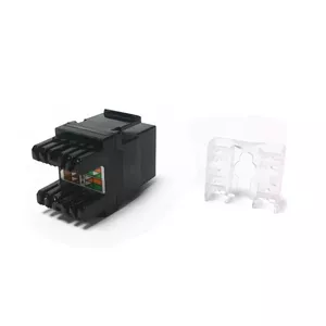Keystone UTP разъём DATACOM 4003 Cat5e чёрный Dual Slim