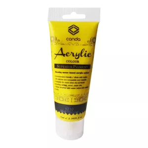 Akrila akrila krāsa Grafitas 75 ml Mid Yellow 1210