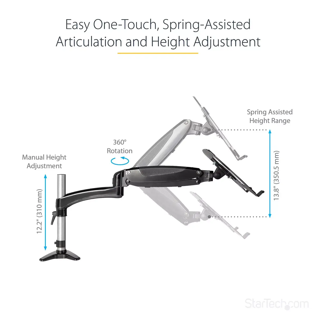 Laptop & monitor arm StarTech.com ARMUNONB1 Photo 13