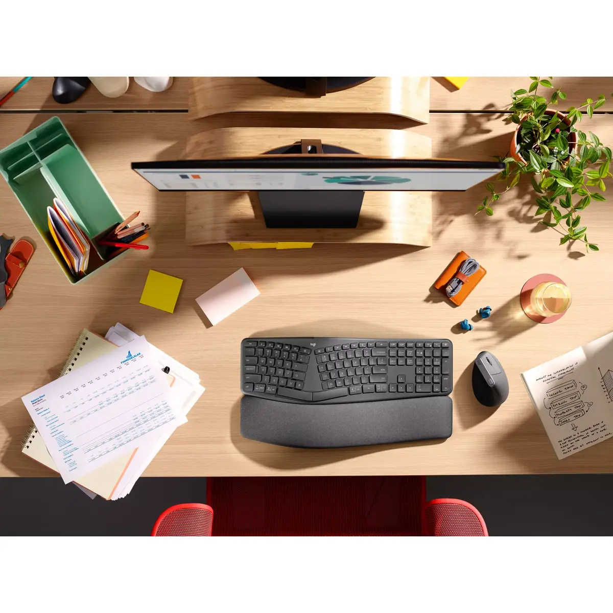 Klaviatūra Logitech ERGO K860 biznesam Photo 11