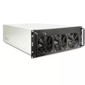 Datora korpuss Inter-Tech 4F28 Rack Black, Silver