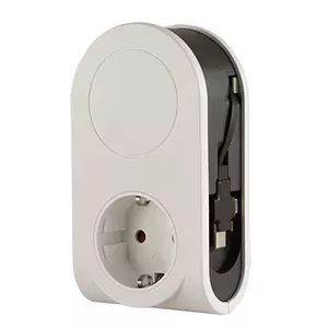 Power Plug Adapter REV 0020840103 Black White