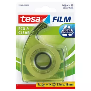 Kancelejas lente TESA 57968-00000-01 Zaļa Caurspīdīga 33m