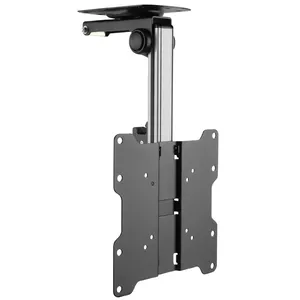 TV mount Techly ICA-CPLB-222 94 cm (37") Black Silver