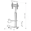 Floor stand TECHLY ICA-TR3SL — portable flat panel stand Photo 3