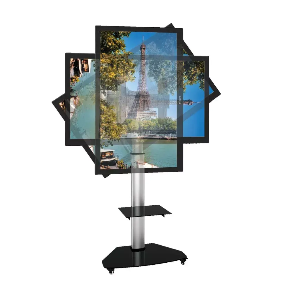 Floor stand TECHLY ICA-TR3SL — portable flat panel stand Photo 7