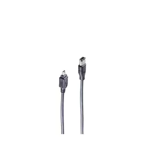 Кабель FireWire ShiverPeaks BS77212 1.8 м 4-п 6-п Черный