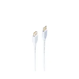 USB cable ShiverPeaks BS77125-W 5m USB 2.0 White