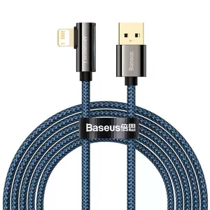 Угловой кабель USB-to-USB-C Baseus Legend Series, 66 Вт, 1 м (синий)