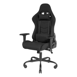 Deltaco GAM-096F video game chair Universal gaming chair Upholstered padded seat Black