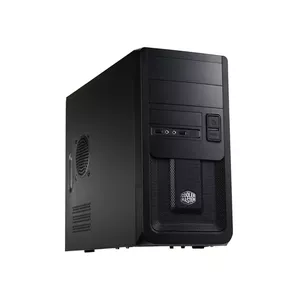 Корпус для ПК Cooler Master Elite 343 Mini Tower Black, Micro ATX, 1x 120 мм вентилятор, 2x USB2.0, сталь+ABS