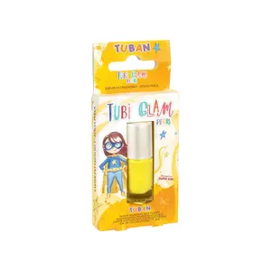 Лак для ногтей TUBAN Tubi Glam — Yellow, окрашивающий, 1 шт.