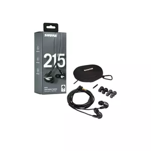 Vada in-ear austiņas Shure SE215 Pro — 22–17000 Hz, kabelis 1,62 m, caurspīdīgas, 30 g