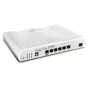 DrayTek Vigor 2866: Gfast Modem-Firewall ar vadiem pievienojams rūteris Tīkls Gigabit Ethernet Pelēks