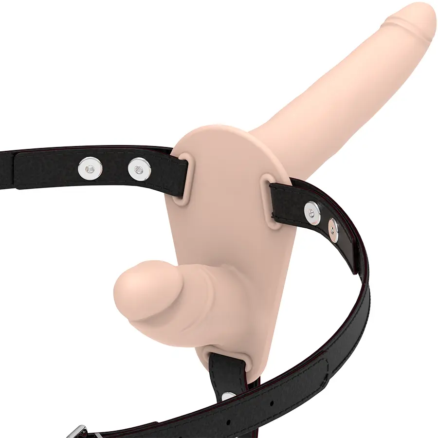 Strap-On Fetiša Pakļaujošais Josta Dubultā Iekļūšana