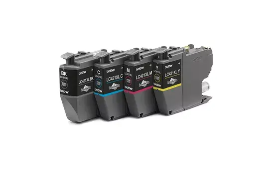 Ink Cartridge Brother LC421XLVAL Black Yellow Cyan Magenta Photo 2
