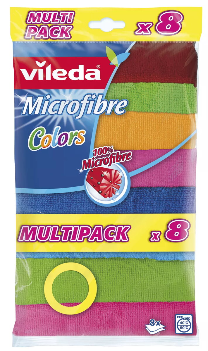 Tīrīšanas lupata VILEDA mikrošķiedra 300×300 mm