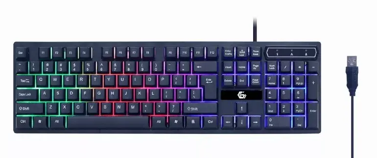 GEMBIRD GGS-UMGL4-02 gaming keyboard with mouse Photo 2