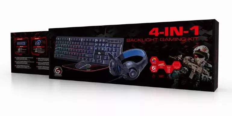 GEMBIRD GGS-UMGL4-02 gaming keyboard with mouse Photo 6