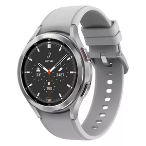 Samsung Galaxy Watch4 Classic 3,56 cm (1.4") OLED 46 mm Digitāls 450 x 450 pikseļi Skārienjūtīgais ekrāns 4G Sudrabs Wi-Fi GPS