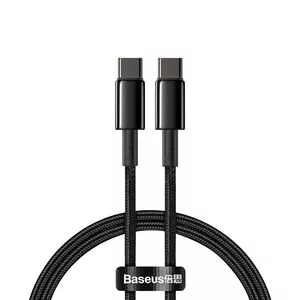 USB cable Baseus 6953156232051 USB 2.0 1 m USB C Black