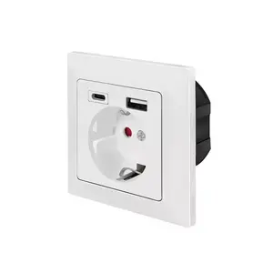 Socket Outlet CEE 7/3 + USB LogiLink PA0262