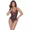 Боди с разрезом Cottelli Collection S/M черное Photo 2