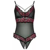 Боди с разрезом Cottelli Collection S/M черное Photo 4