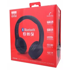 New one HD 68 Bluetooth austiņas, melnas